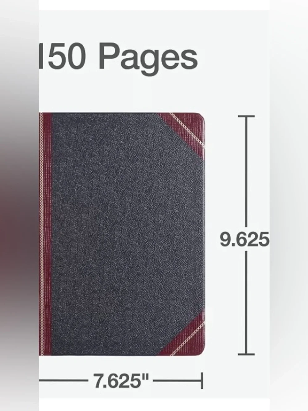 Boorum & Pease Account Book Record Ledger 150 Pages- 38-150R
